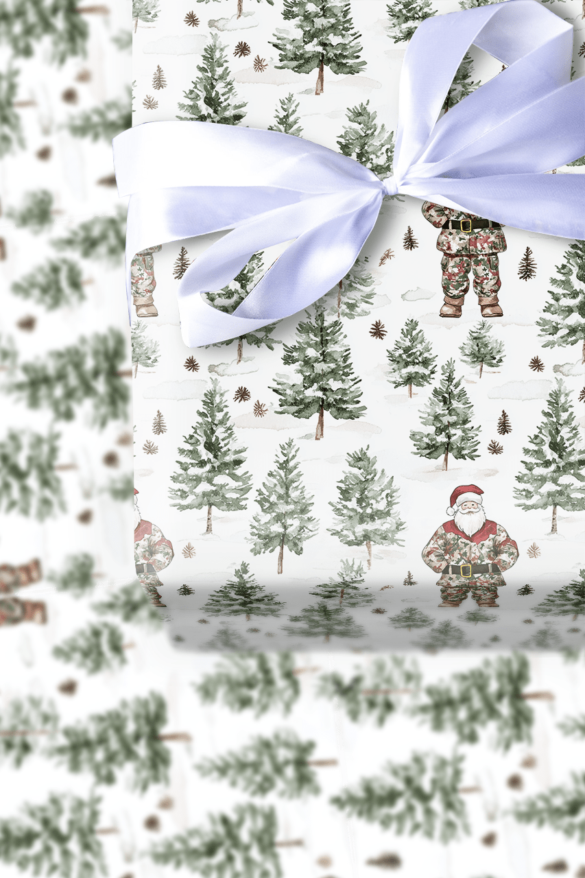 North Pole Marksman - Wrapping Paper - Aspen & Arlo