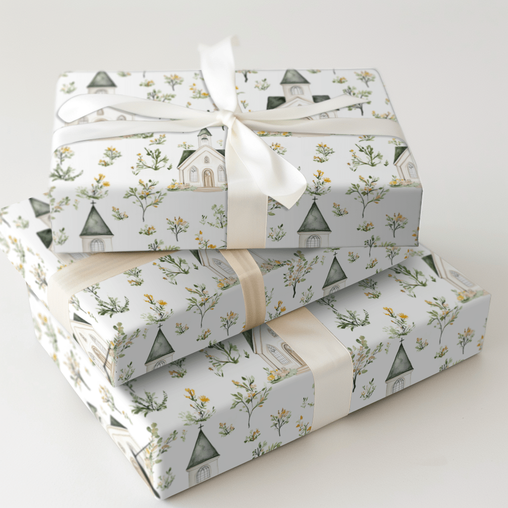 Lily Chapel - Wrapping Paper - Aspen & Arlo