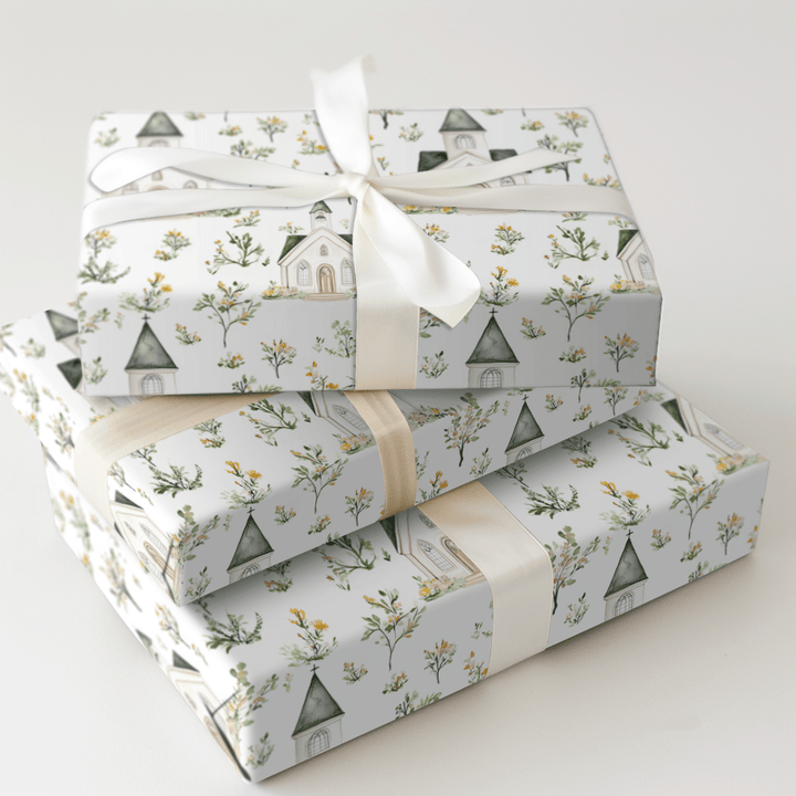 Lily Chapel - Wrapping Paper - Aspen & Arlo