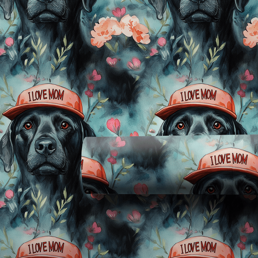 Mom's Favorite Black Lab - Wrapping Paper - Aspen & Arlo