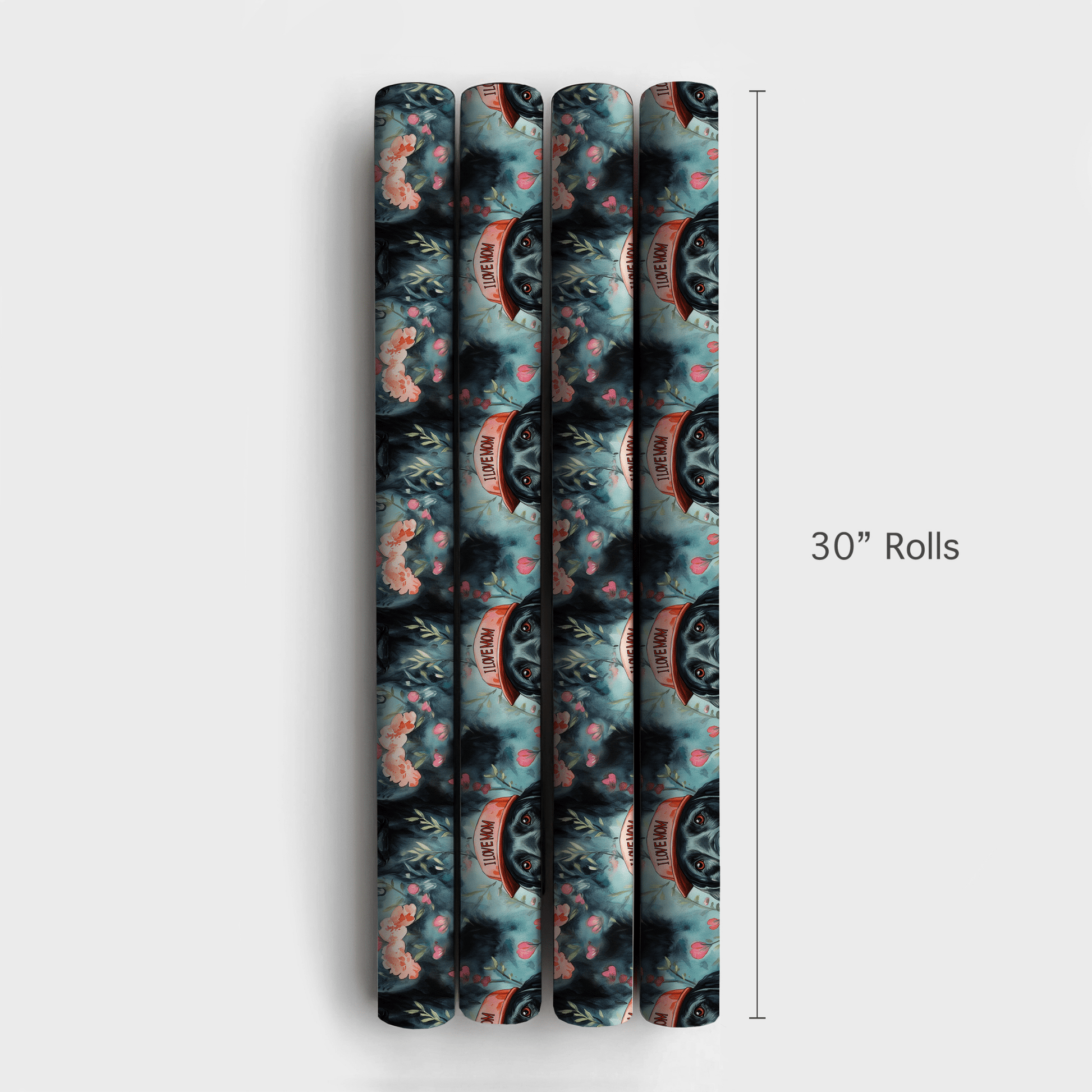 Mom's Favorite Black Lab - Wrapping Paper - Aspen & Arlo