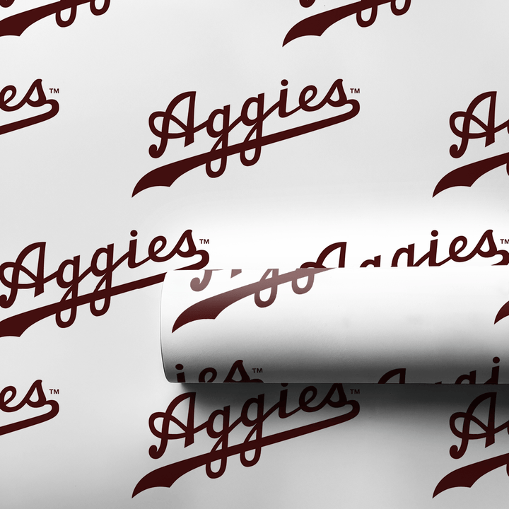 Aggie Script - Wrapping Paper - Aspen & Arlo