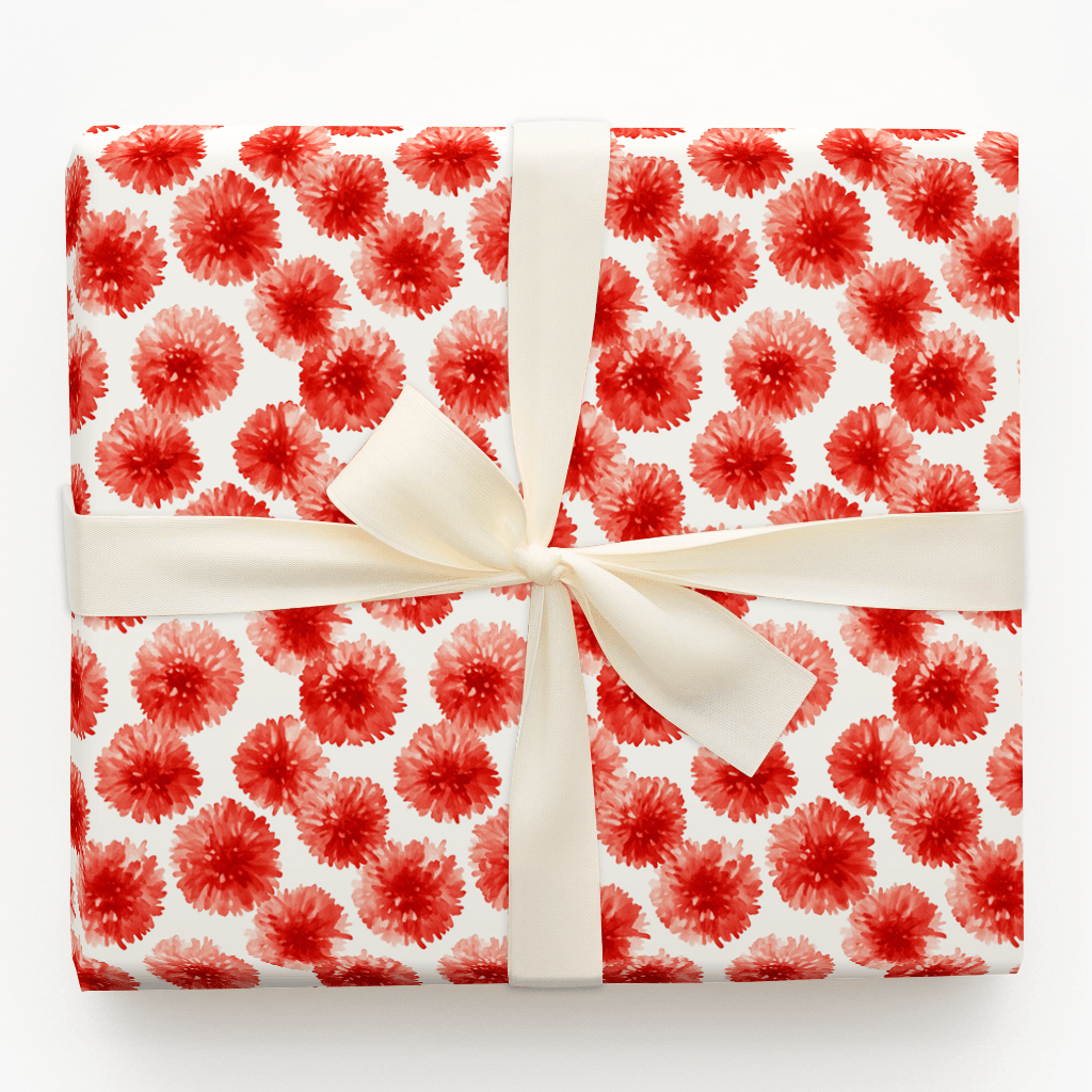 Red Rally Cheer - Wrapping Paper - Aspen & Arlo