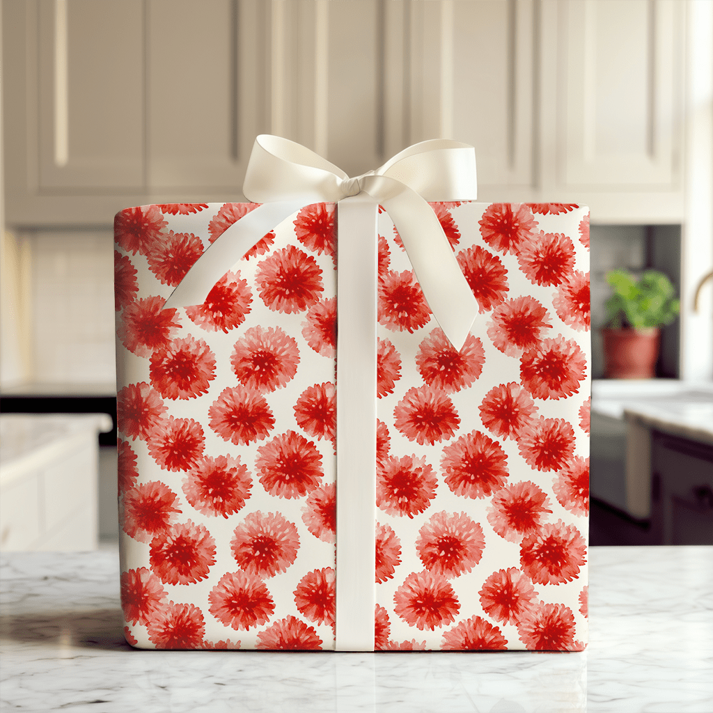Red Rally Cheer - Wrapping Paper - Aspen & Arlo