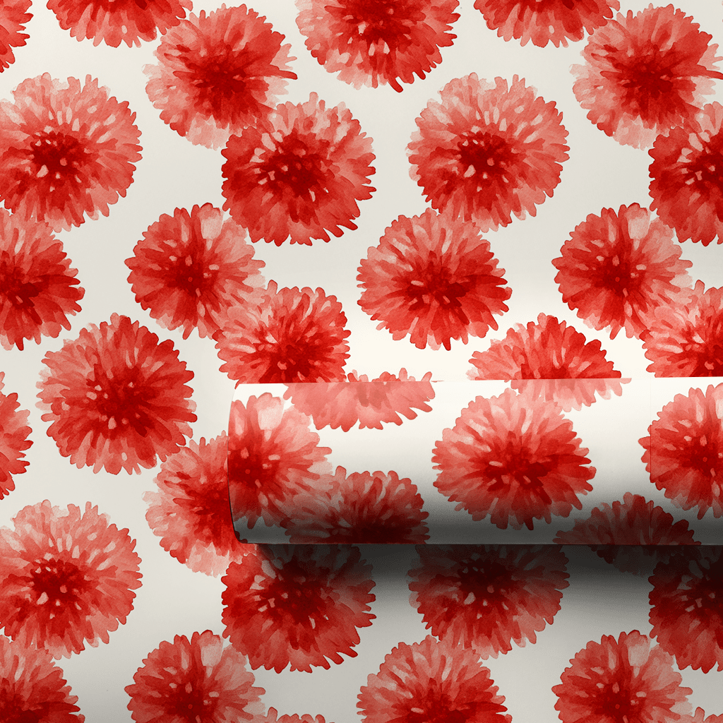 Red Rally Cheer - Wrapping Paper - Aspen & Arlo