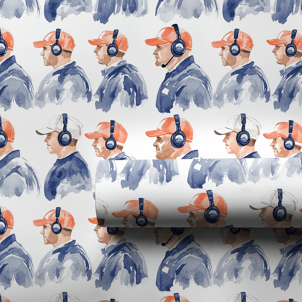 Coaches Call - Wrapping Paper - Aspen & Arlo