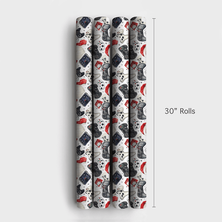 Console Claus - Wrapping Paper - Aspen & Arlo