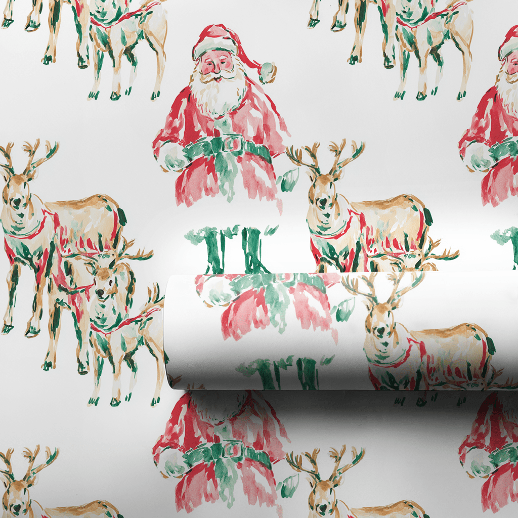 Friends of Santa - Wrapping Paper - Aspen & Arlo