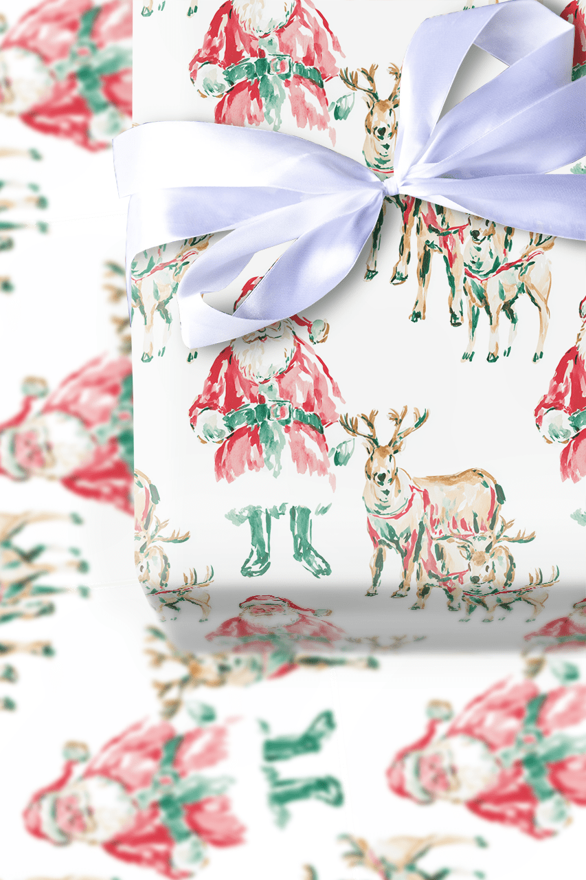 Friends of Santa - Wrapping Paper - Aspen & Arlo