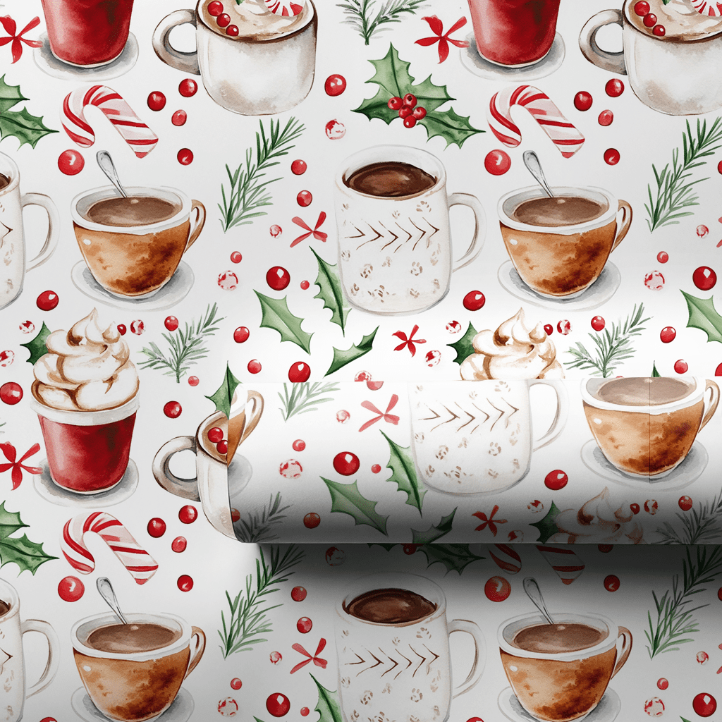 Cocoa and Coffee - Wrapping Paper - Aspen & Arlo