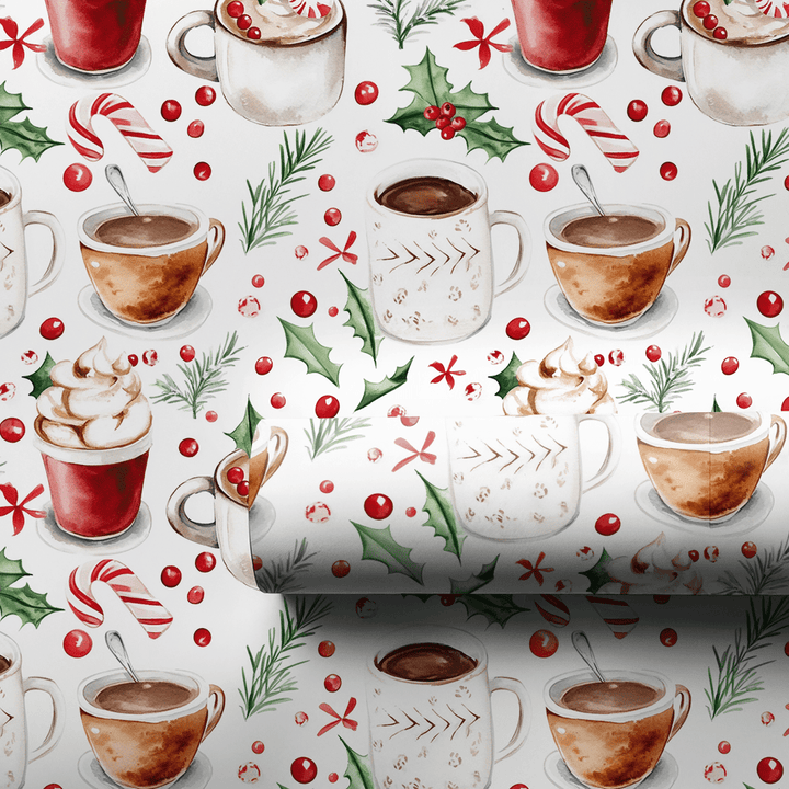 Cocoa and Coffee - Wrapping Paper - Aspen & Arlo