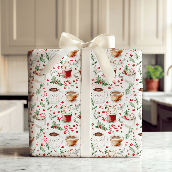 Cocoa and Coffee - Wrapping Paper - Aspen & Arlo