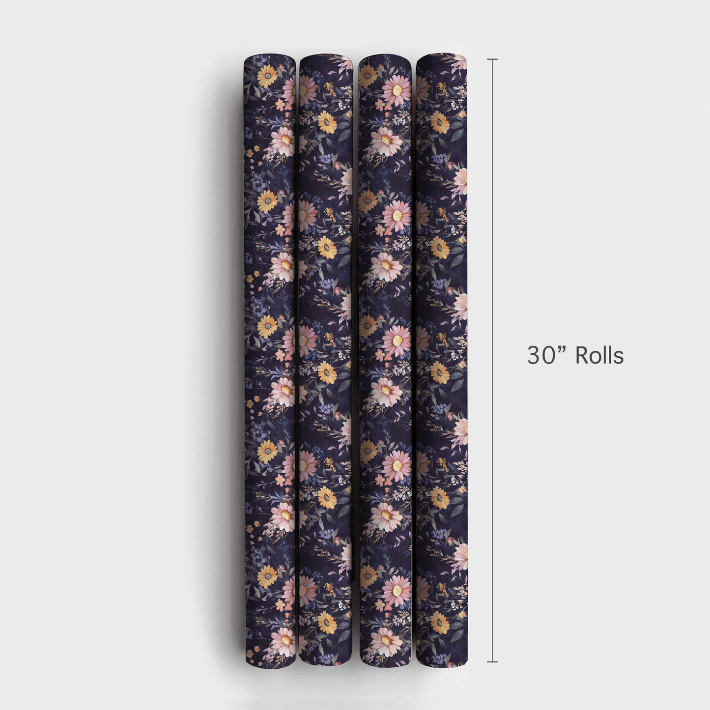 Purple Garden - Wrapping Paper - Aspen & Arlo