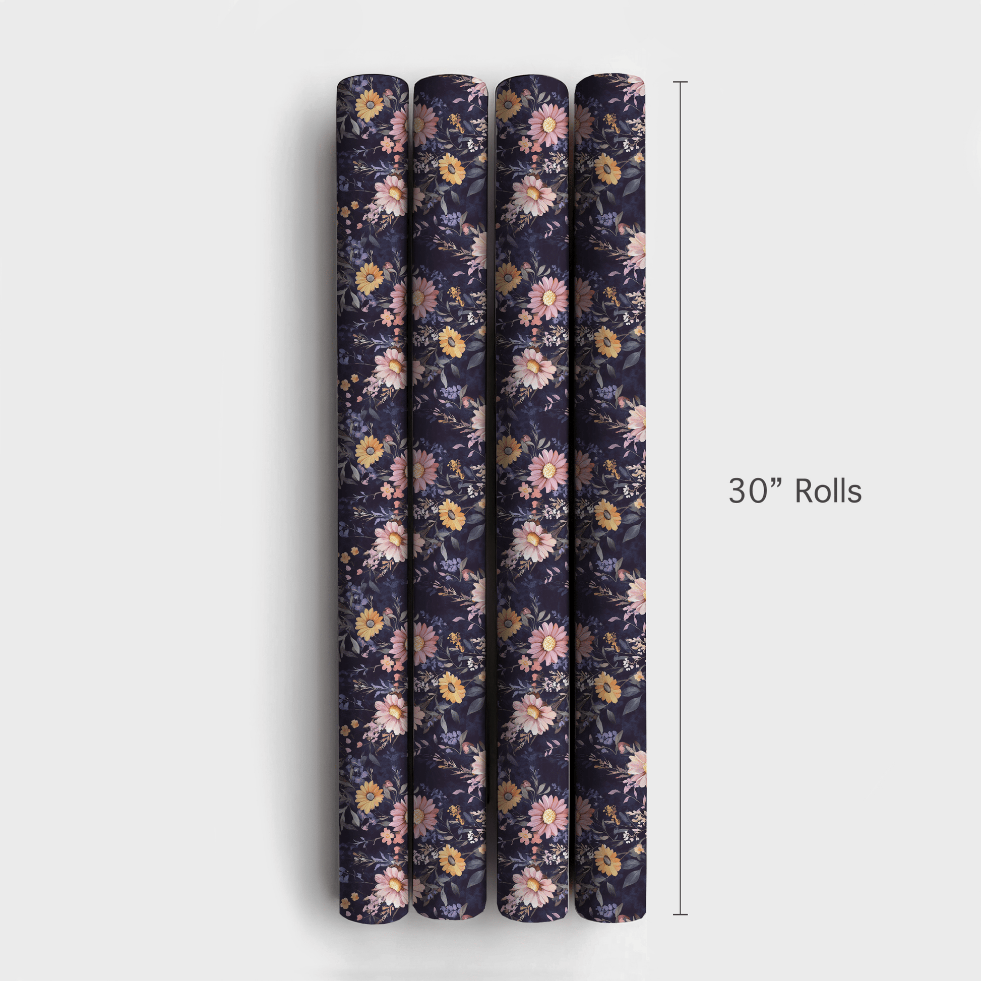 Purple Garden - Wrapping Paper - Aspen & Arlo