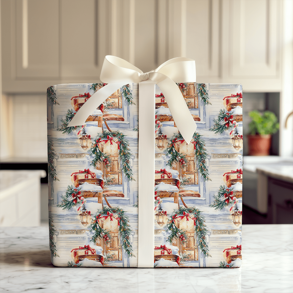 Front Door Delivery - Wrapping Paper - Aspen & Arlo