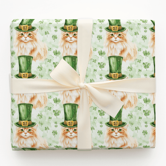 Leprechaun Whiskers - Wrapping Paper - Aspen & Arlo
