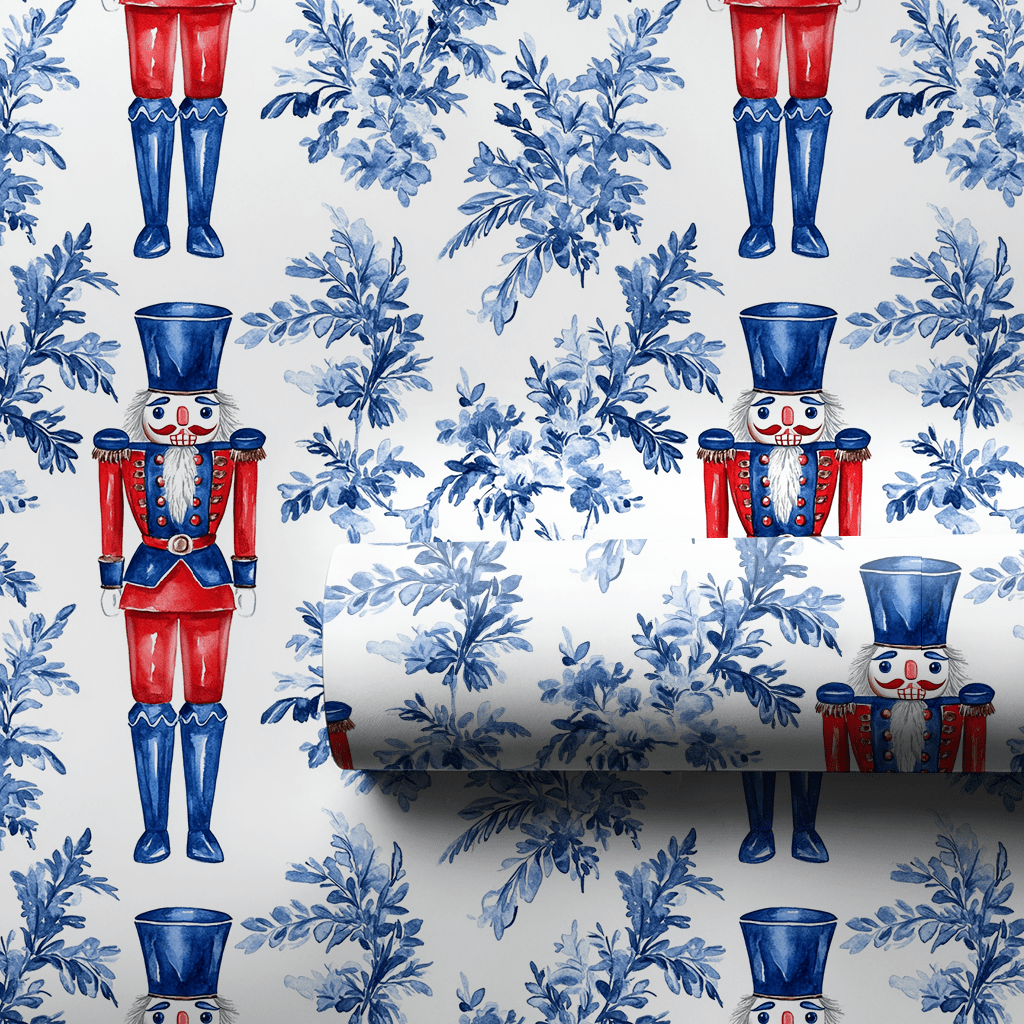 Crackin the Blue Code - Wrapping Paper - Aspen & Arlo