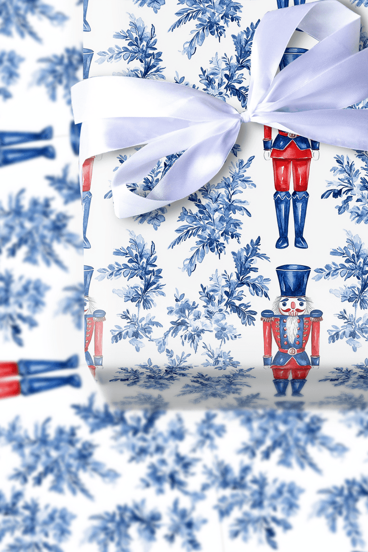 Crackin the Blue Code - Wrapping Paper - Aspen & Arlo