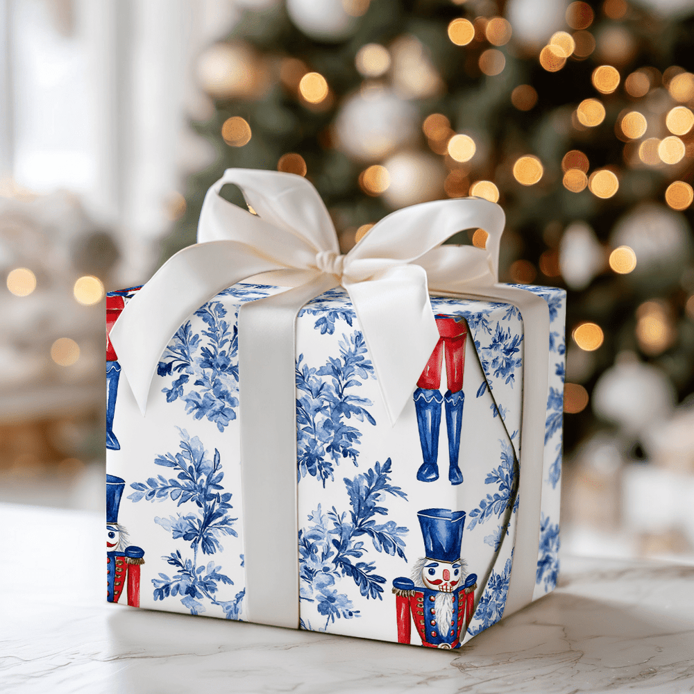 Crackin the Blue Code - Wrapping Paper - Aspen & Arlo