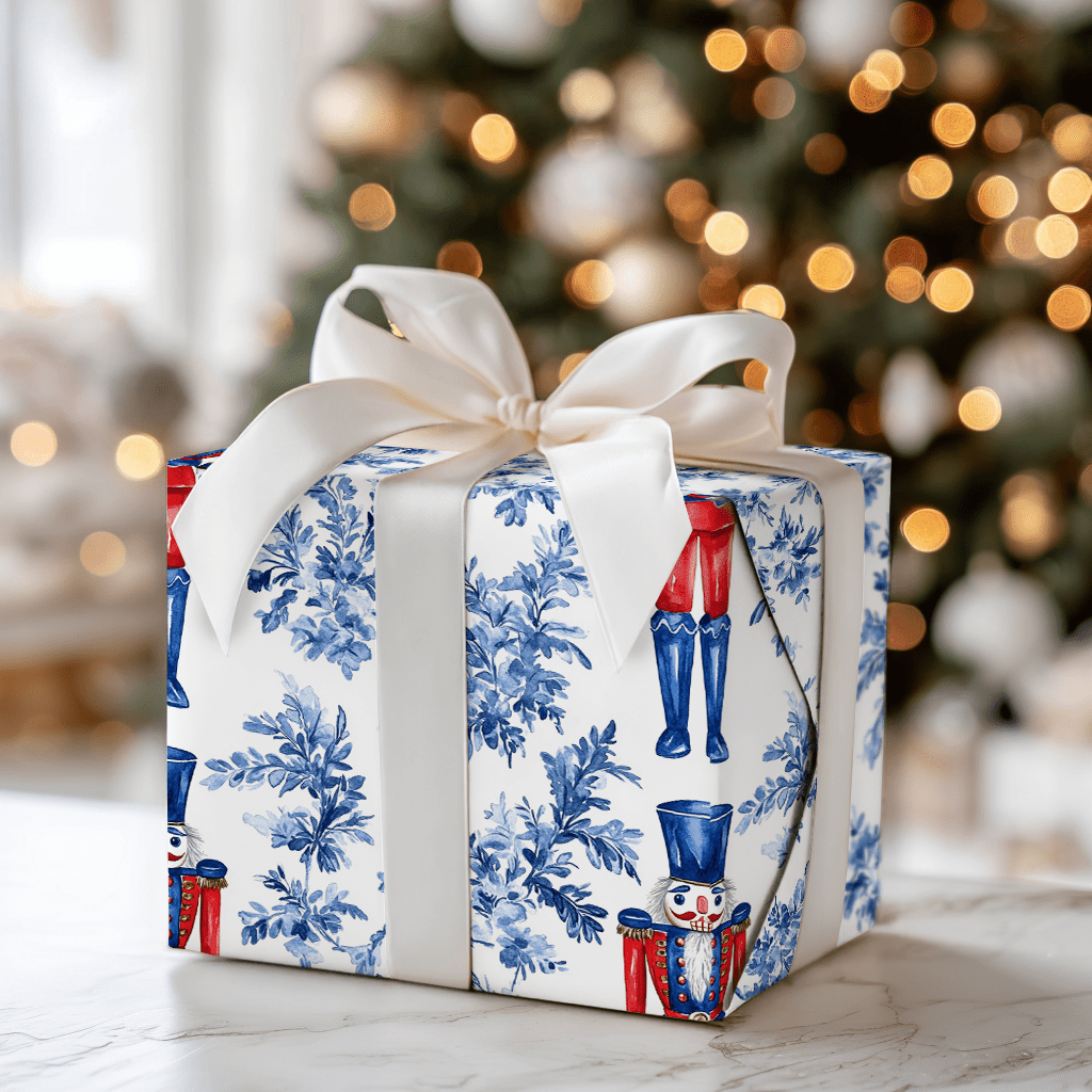 Crackin the Blue Code - Wrapping Paper - Aspen & Arlo