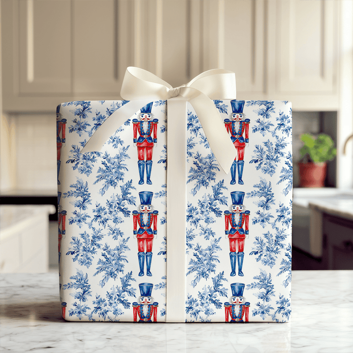 Crackin the Blue Code - Wrapping Paper - Aspen & Arlo