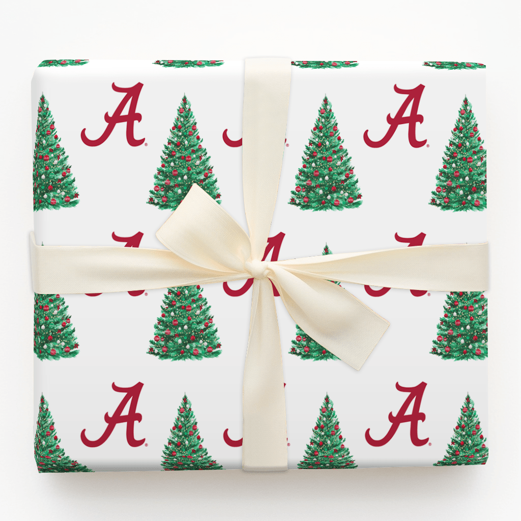 Alabama Holiday Tree - Wrapping Paper - Aspen & Arlo