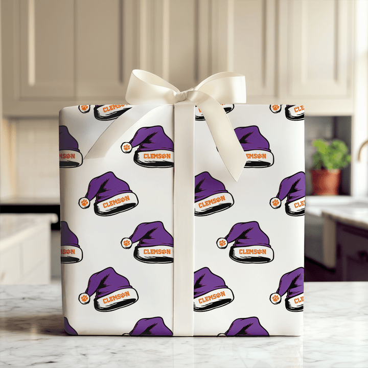 Santa's Little Tiger - Wrapping Paper - Aspen & Arlo