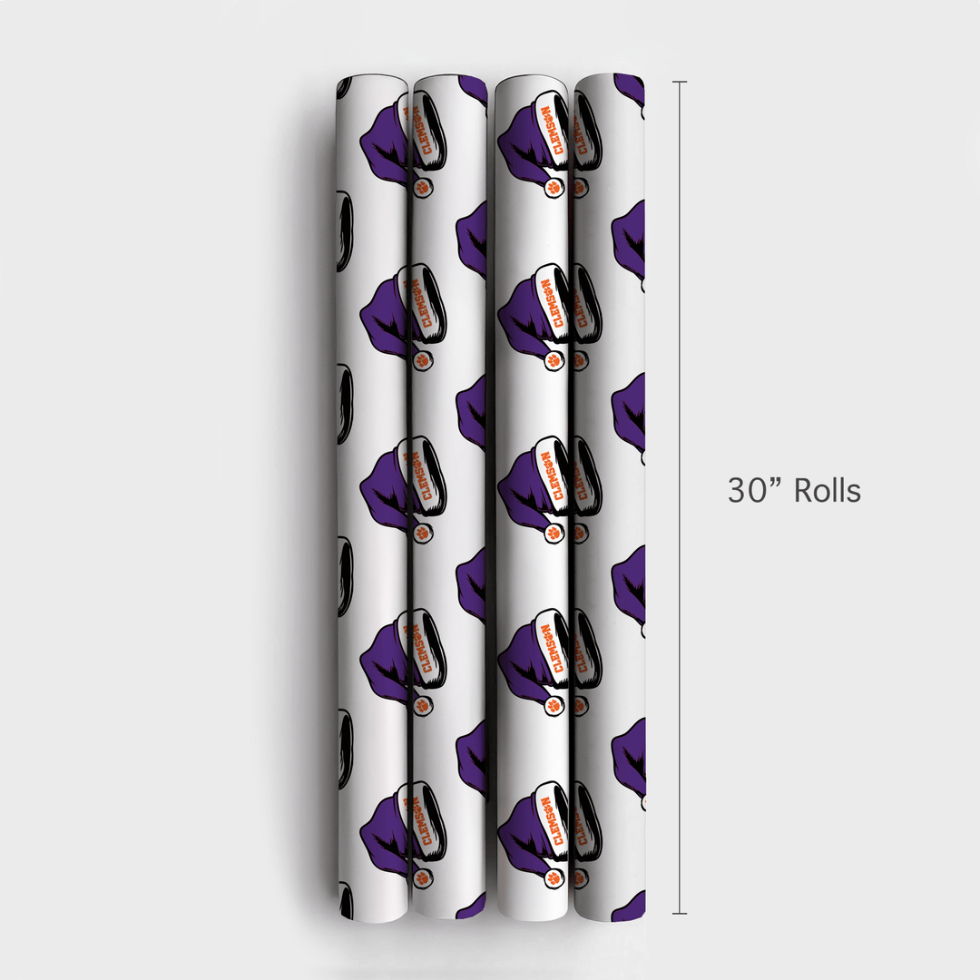 Santa's Little Tiger - Wrapping Paper - Aspen & Arlo