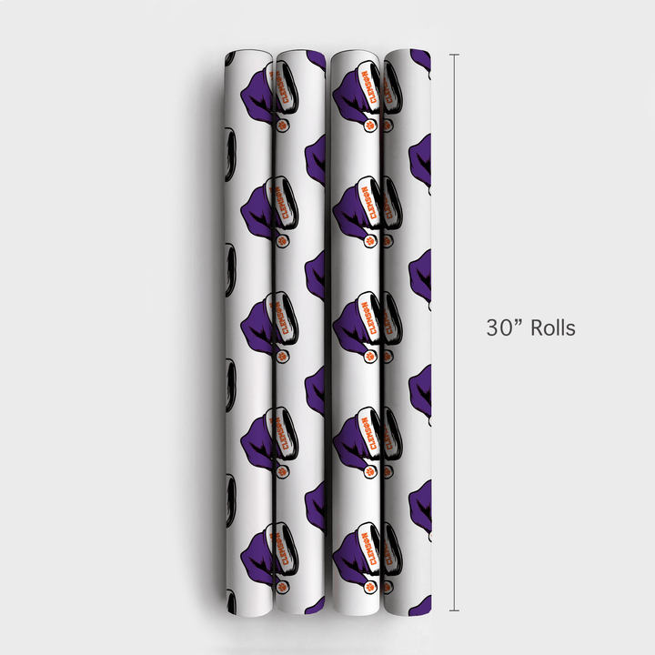 Santa's Little Tiger - Wrapping Paper - Aspen & Arlo