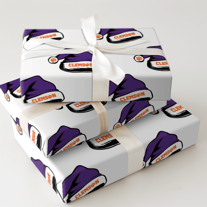 Santa's Little Tiger - Wrapping Paper - Aspen & Arlo
