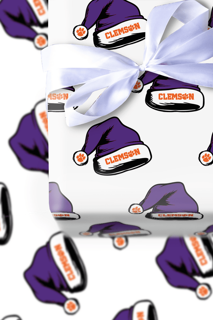 Santa's Little Tiger - Wrapping Paper - Aspen & Arlo