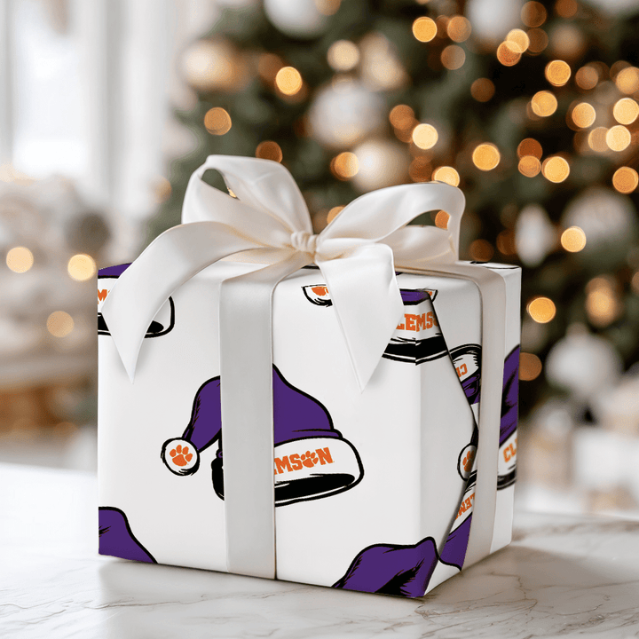 Santa's Little Tiger - Wrapping Paper - Aspen & Arlo