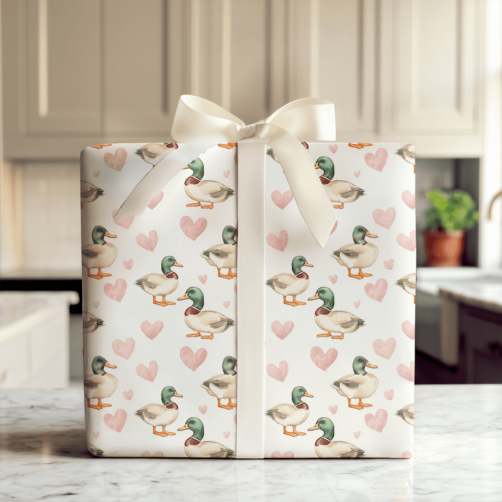 Waddle My Way to You - Wrapping Paper - Aspen & Arlo
