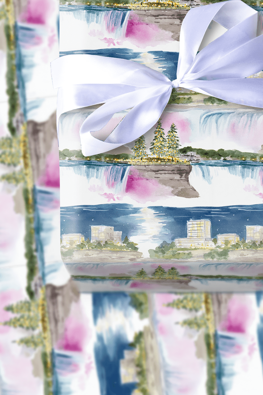 Niagara Glow - Wrapping Paper - Aspen & Arlo