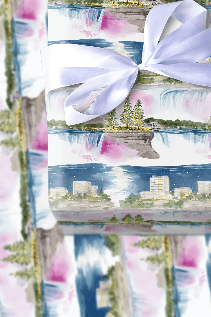 Niagara Glow - Wrapping Paper - Aspen & Arlo