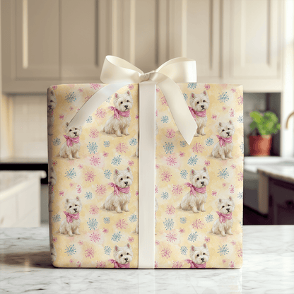 Westie Snow - Wrapping Paper - Aspen & Arlo