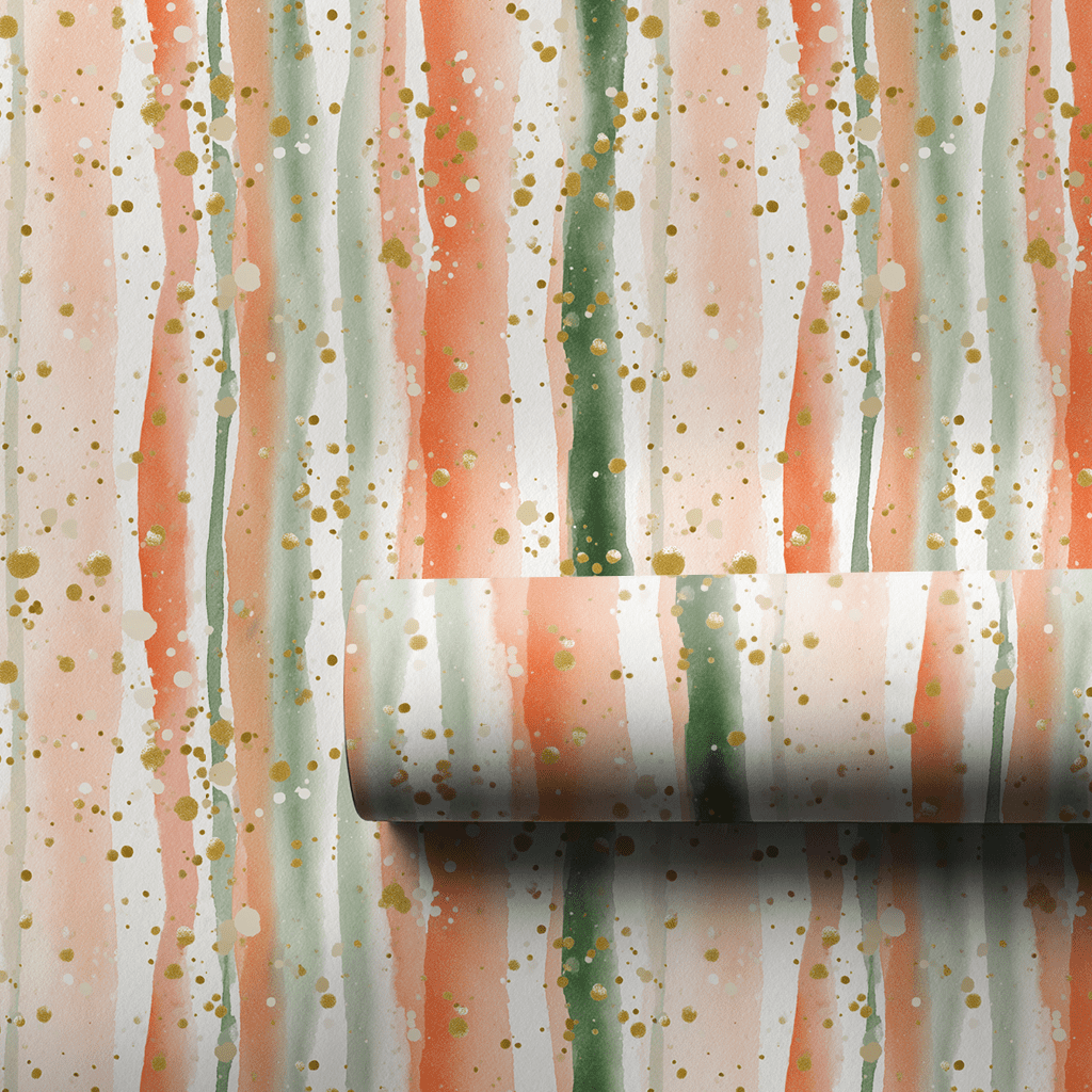 Holiday Brushstroke - Wrapping Paper - Aspen & Arlo