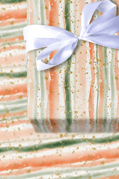 Holiday Brushstroke - Wrapping Paper - Aspen & Arlo