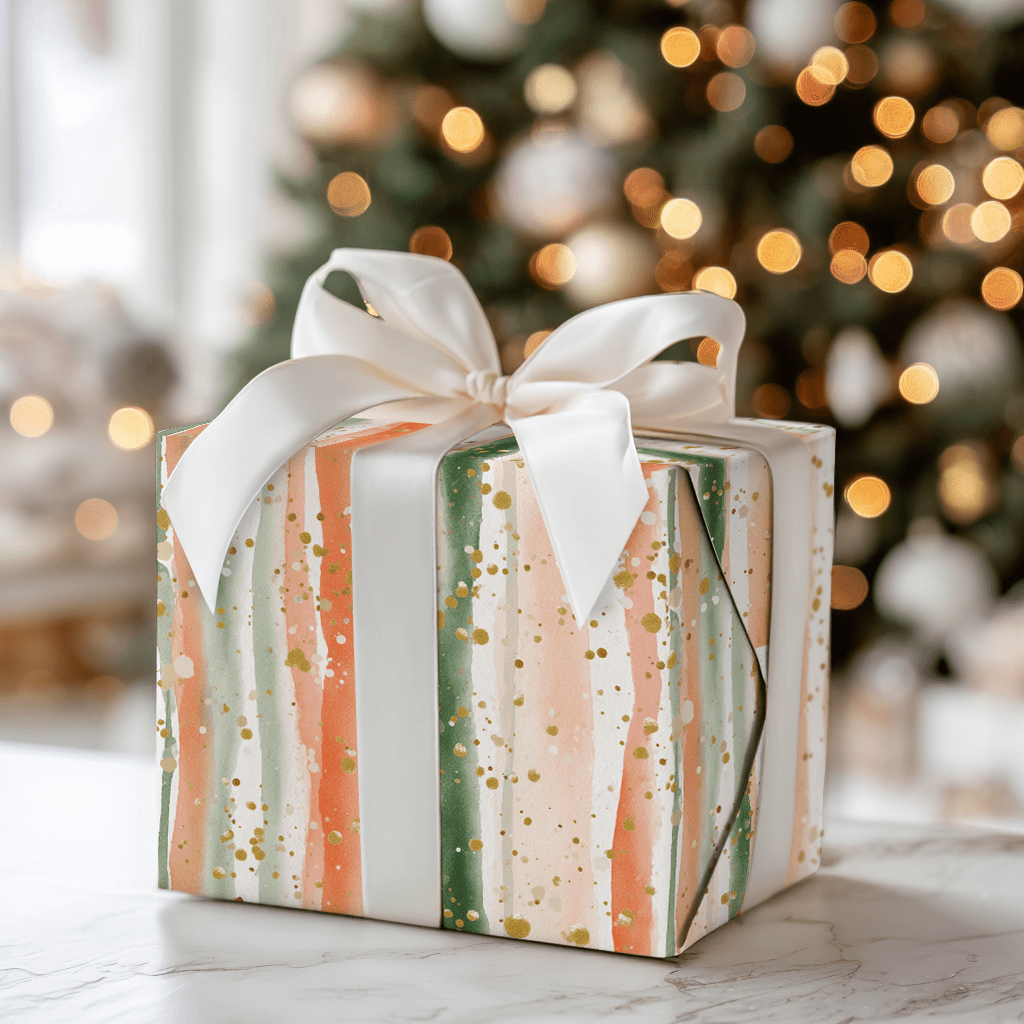 Holiday Brushstroke - Wrapping Paper - Aspen & Arlo
