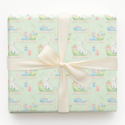 Doodle Sleigh - Wrapping Paper - Aspen & Arlo