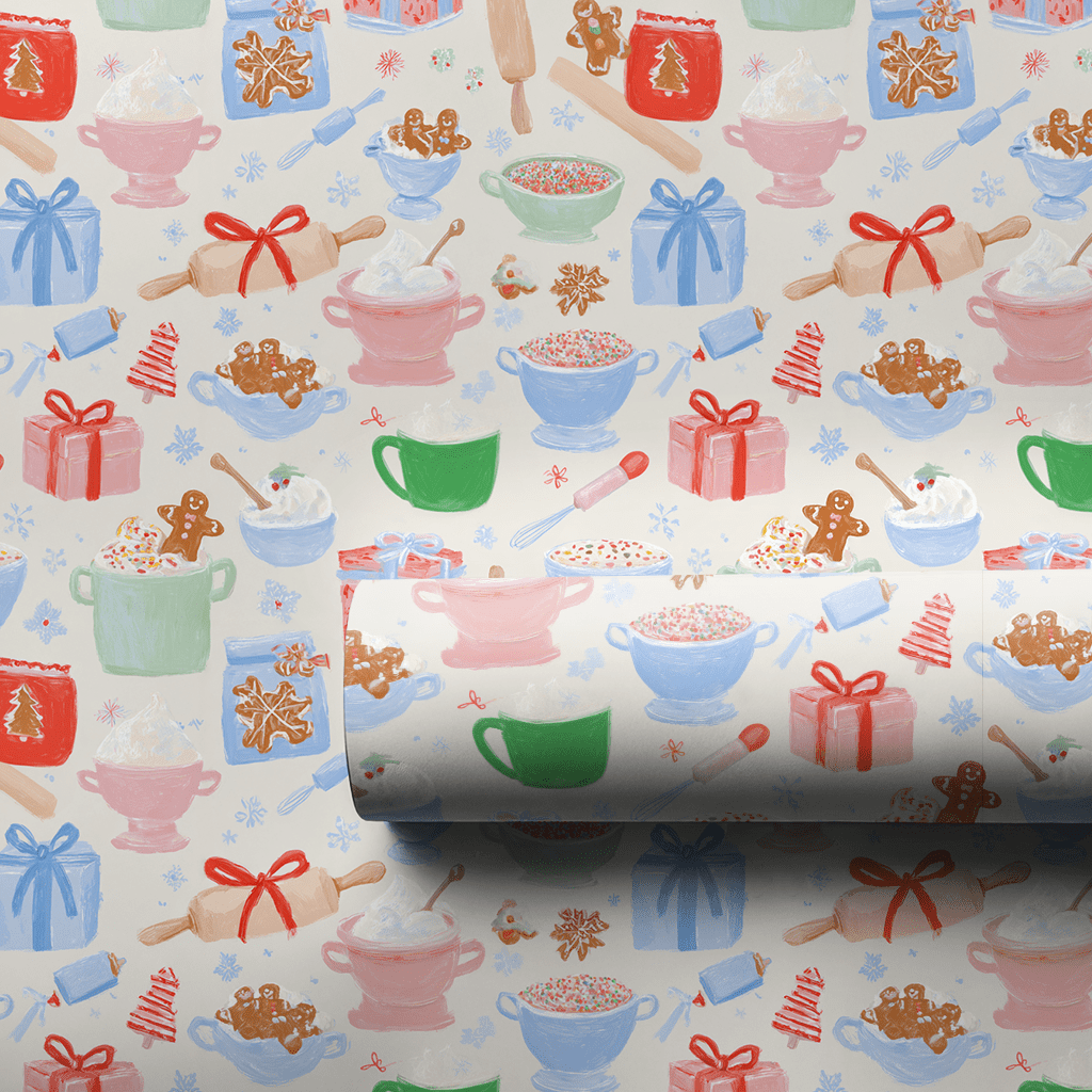 Holiday Baking Day - Wrapping Paper - Aspen & Arlo