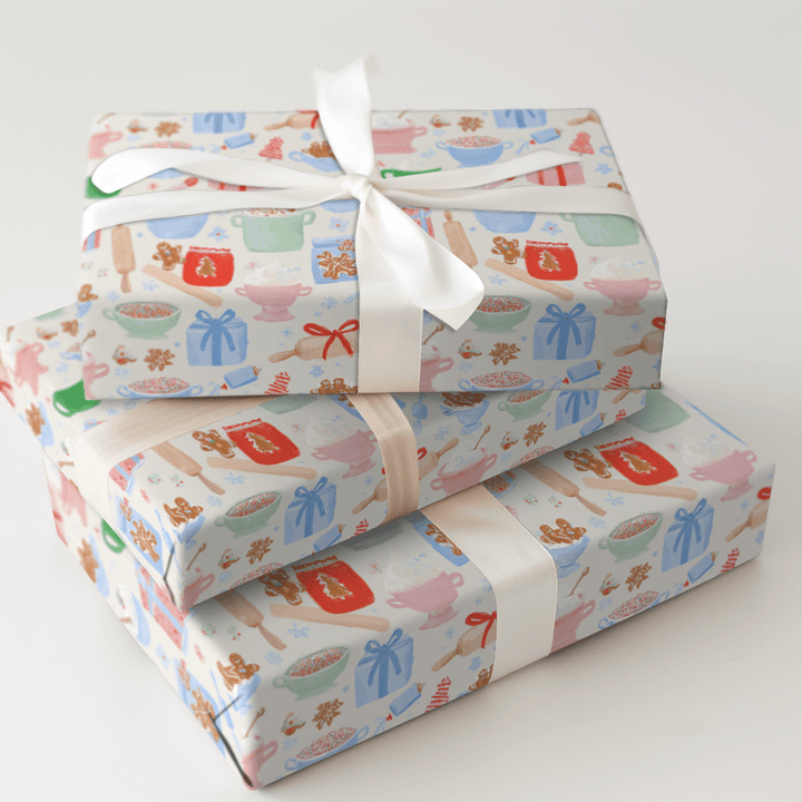 Holiday Baking Day - Wrapping Paper - Aspen & Arlo