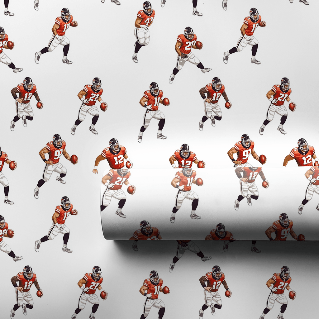 Wide Receiver - Wrapping Paper - Aspen & Arlo