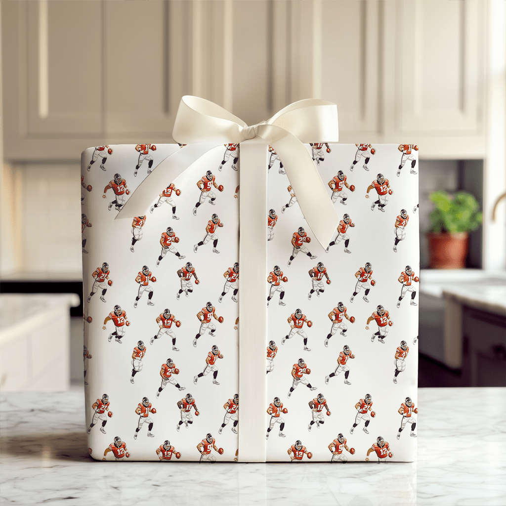 Wide Receiver - Wrapping Paper - Aspen & Arlo