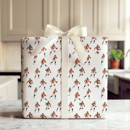 Wide Receiver - Wrapping Paper - Aspen & Arlo