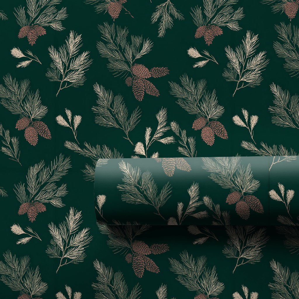 Evergreen & Pinecone - Wrapping Paper - Aspen & Arlo