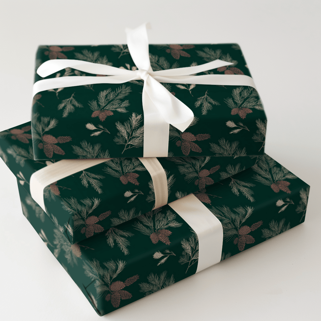 Evergreen & Pinecone - Wrapping Paper - Aspen & Arlo