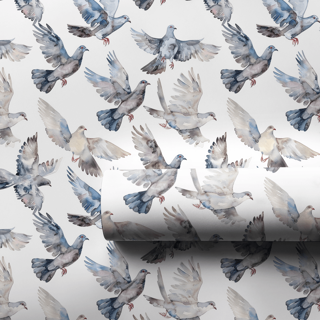 Birds in Flight - Wrapping Paper - Aspen & Arlo