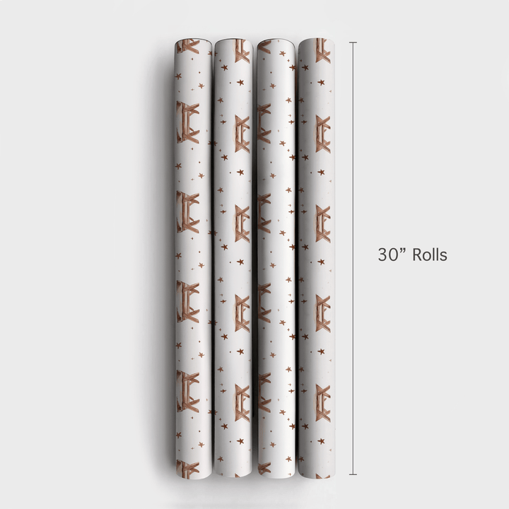 Away in the Manger - Wrapping Paper - Aspen & Arlo