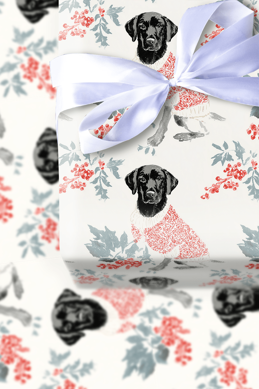 Merry Labmas - Wrapping Paper - Aspen & Arlo